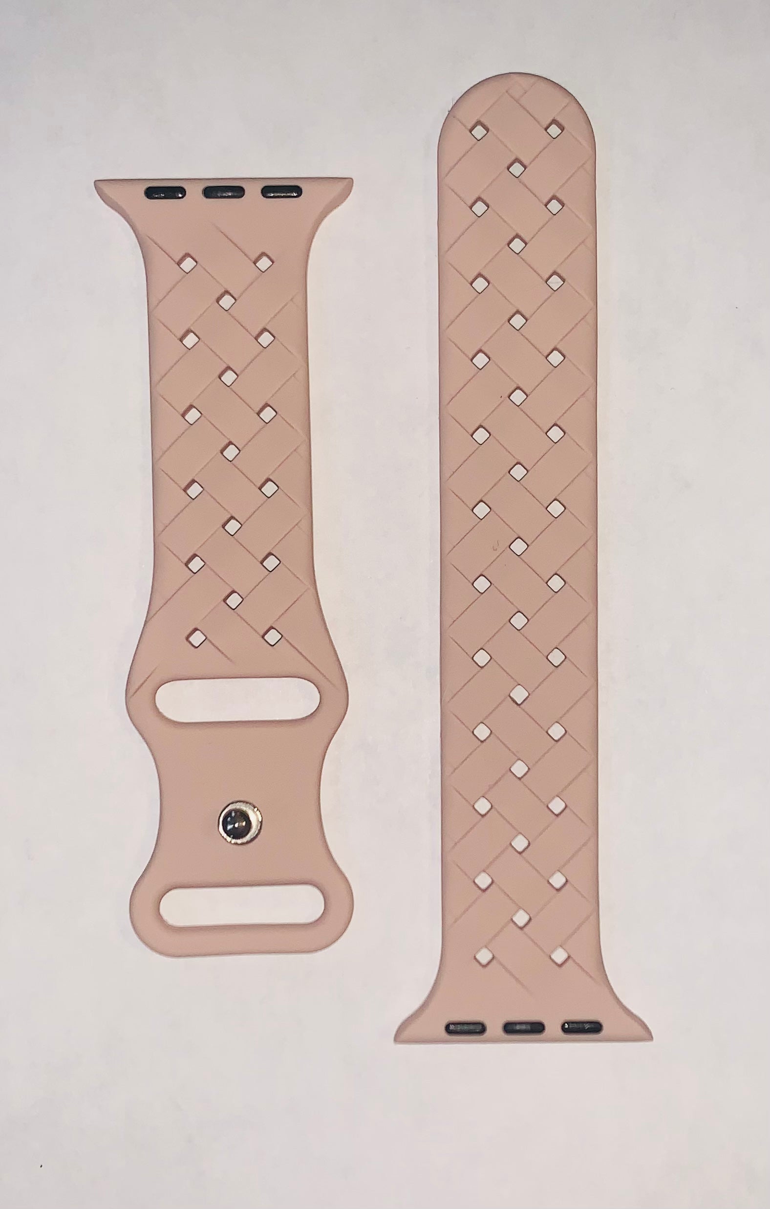 Light Pink Soft Sillicon Sport Watch Band- (Compatible with 38, 40 & 41)