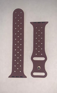 Smokey Purple Soft Sillicon Sport Watch Band- (Compatible with 42, 44 & 45)