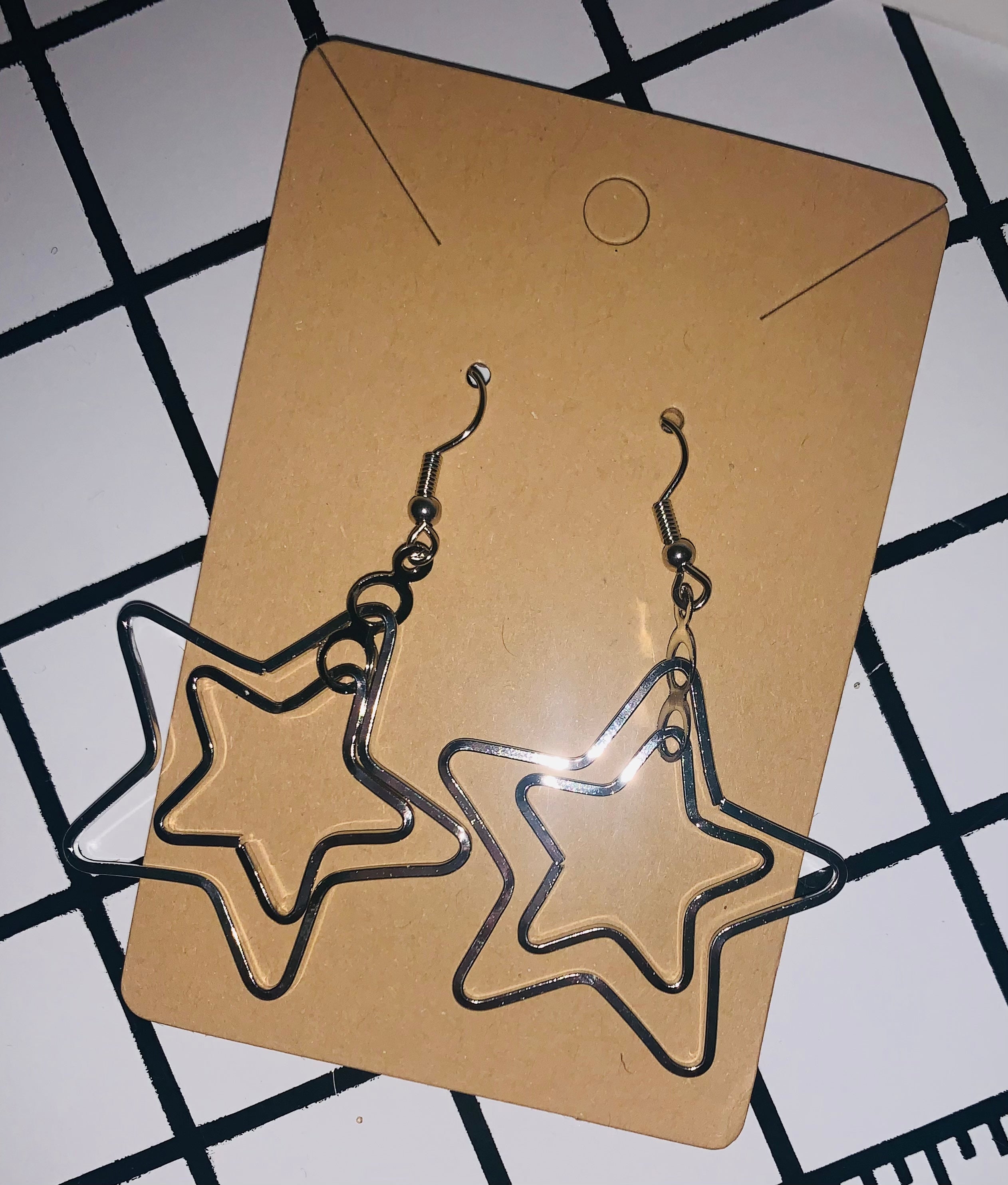 Double Stars Earrings