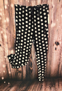 Polka Dot Fleece Pajama Pants