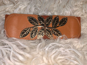 Brown Waist Elastic Belt