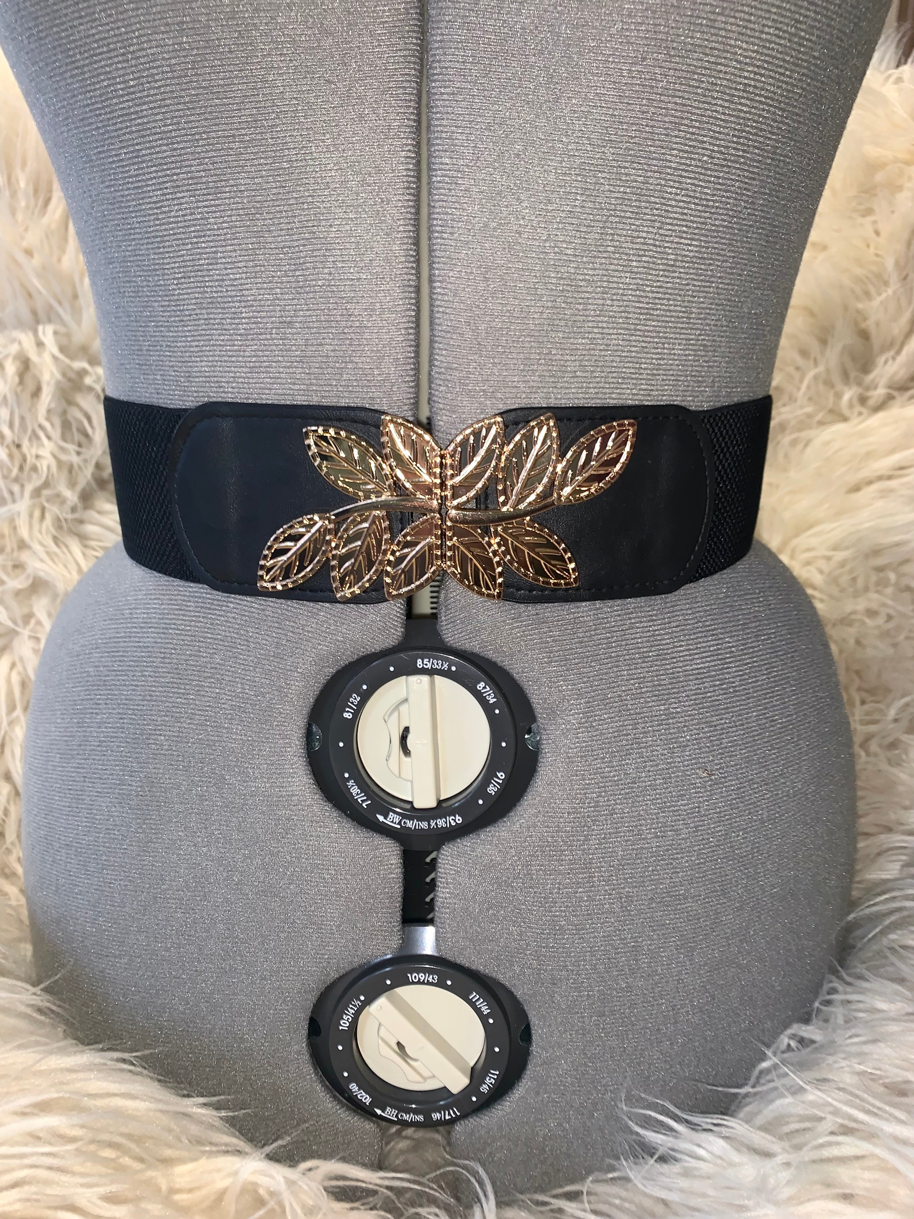 Black Waist Elastic Belt