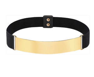 Elastic Fashion Gold Waist Belt