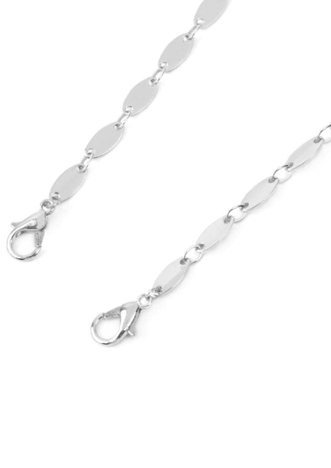 SILVER EYEGLASSES HOLDER CHAIN