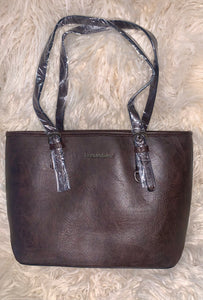 Brown Tote Bag Satchel Medium Size