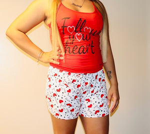 Follow Your Heart Short Pant Pajamas