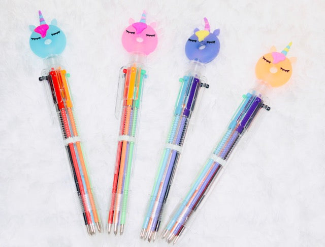 Multi-Colors Unicorn/Donut Pen